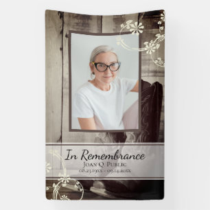 Banderoles Western Cowboy Boots Célébration de la vie funérai