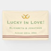 Banderoles Western Horseshoe Mariage (Horizontal)