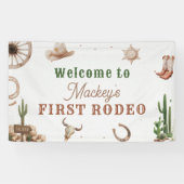 Banderoles Western Vintage Cowboy Rodeo (Horizontal)