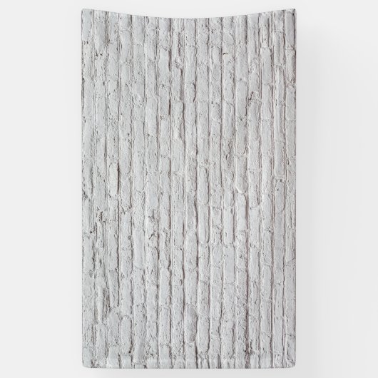 Banderoles White Brick Wall (Vertical)