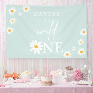 Banderoles Wild One 1er anniversaire fête Boho Daisy Bienvenu