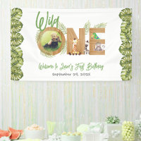 Wild One Safari Jungle Animaux 1er Anniversaire Ph