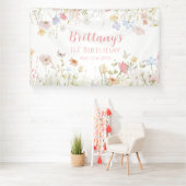 Banderoles WILDFLOWERS spring banner backdrop  (Insitu)