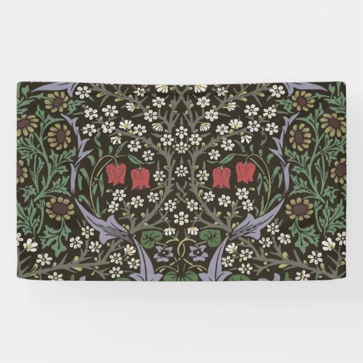 Banderoles William Morris Blackthorn Tapestry Floral (Horizontal)