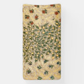 Banderoles William Morris Fruit Floral Jardin Fleur Classique (Verticale)