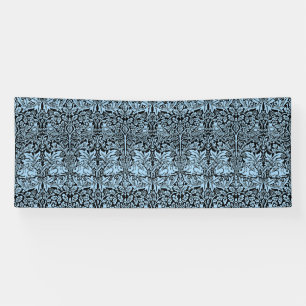 Banderoles William Morris Lapin Frère Bleu Clair Noir