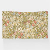 Banderoles William Morris Lily Art Nouveau Floral (Horizontal)