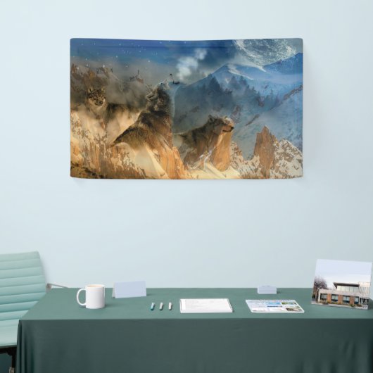 Banderoles Wolf Spirits Howling (Salon professionnel)