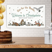 Woodland Book Thème Anniversaire Fête Bienvenue