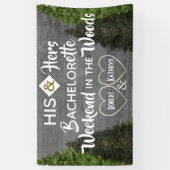 Banderoles Woodsy Son & Ses Bachelorette Party (Vertical)