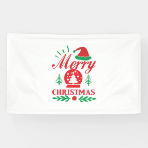 Banderoles Xmas Art Merry Christmas