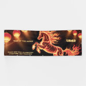 Banderoles Year of the Fire Horse Chinese Celebration Street (Horizontal)