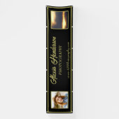 Banderoles Yellow And Black Photo/Logo Booth Display (Verticale)