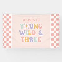 Young Wild Three Super Rose Daisy Checker