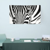 Banderoles Zebra portrait noir et blanc (Salon professionnel)