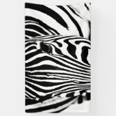Banderoles Zebra portrait noir et blanc (Vertical)
