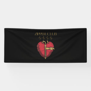Banderoles ZIPPER CLUB, greffe cardiaque, chirurgie à coeur o