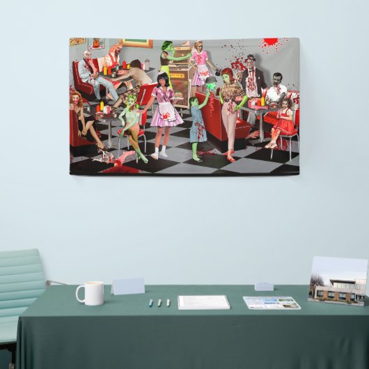 Banderoles Zombie Diner (Salon professionnel)