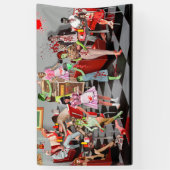 Banderoles Zombie Diner (Vertical)