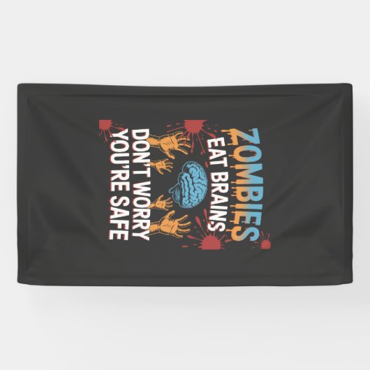 Banderoles Zombie Halloween (Horizontal)