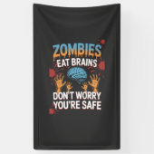 Banderoles Zombie Halloween (Vertical)