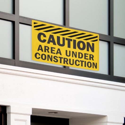 Banderoles Zone de prudence en construction Jaune Noir (Bâtiment extérieur)