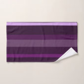 Bandes Abstraites violettes et roses (Serviette à main)