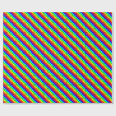 Bandes Arc-en-Ciel - Papier Cadeau (Plat)