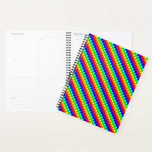 Bandes Arc-en-ciel - Planificateur (Devant avec enveloppe)