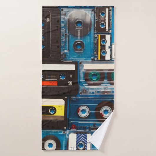 Bandes audio rétro (Serviette de bain)