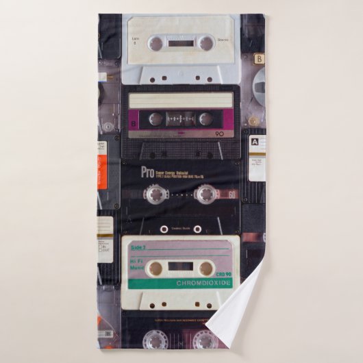 Bandes audiocassettes analogiques (Serviette de bain)