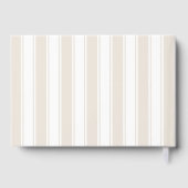 Bandes beige élégantes avec étoiles dorées (Verso)