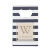 Bandes blanches épaisses et noires - Personnalisée (Dos)