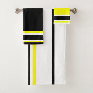 Bandes blanches et grises noires