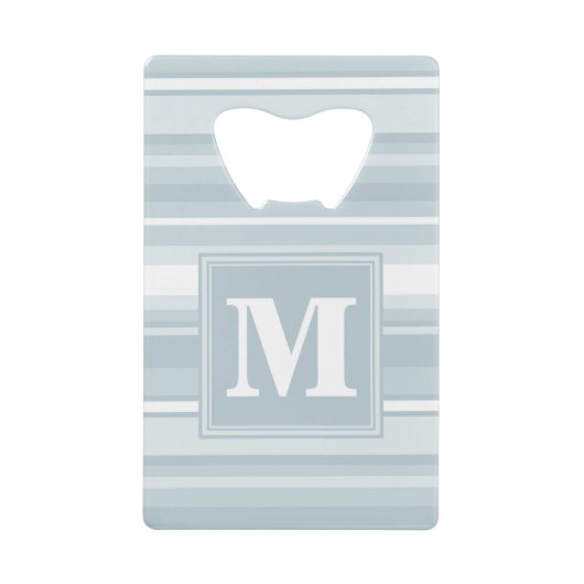 Bandes bleu glace monogramme (Devant)