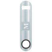 Bandes bleu glace monogramme (Devant)