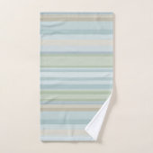 bandes bleues et vertes (Serviette à main)