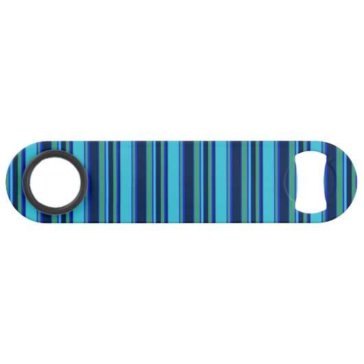 Bandes bleues et vertes (Devant (Horizontal))