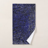 Bandes bleues peler vos couleurs (Serviette à main)