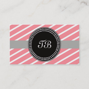 Bandes Cartes de visite de 3,5 po x 2,0 po rose et