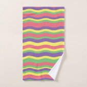 Bandes colorées (Serviette à main)