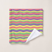 Bandes colorées (Gant de toilette)