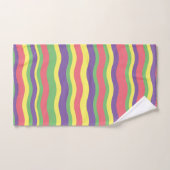 Bandes colorées (Serviette à main)