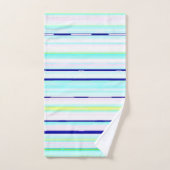 Bandes colorées abstraites (Serviette à main)