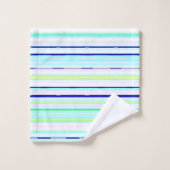 Bandes colorées abstraites (Gant de toilette)