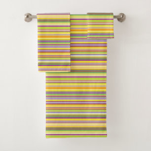 Bandes colorées de conception Cute All-Over-Print