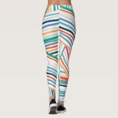 Bandes colorées Leggings (Dos)