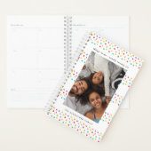 Bandes colorées pointillées Deux planificateurs de (Devant avec enveloppe)