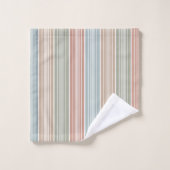 Bandes couleur Pastel cool (Gant de toilette)