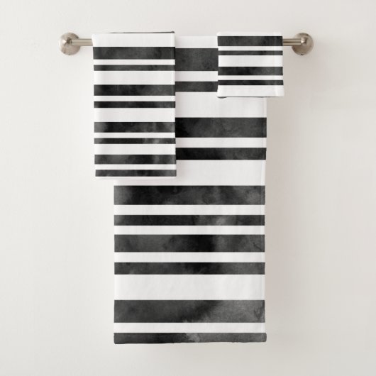 Bandes d'aquarelle noir et blanc (En situation)